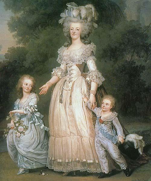 unknow artist Marie Antoinette with her children oil painting picture